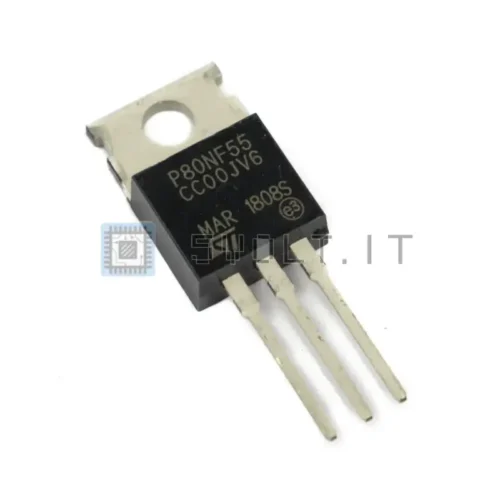 MOSFET P80NF55 Potenza N-Channel 80A TO – 2Pz