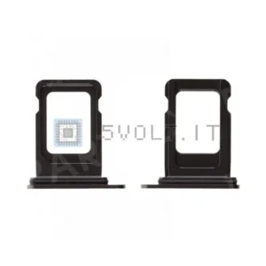 SIM Card Tray Slot di Ricambio Nero per iPhone 12 Pro