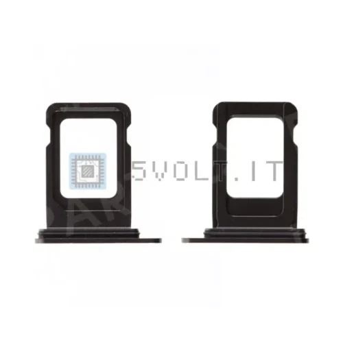 SIM Card Tray Slot di Ricambio Nero per iPhone 12 Pro