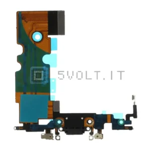 Porta di Ricarica Dock Connettore per iPhone SE 2020 Nero