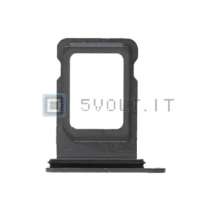 SIM Card Tray Slot Nero di Ricambio per iPhone 13 Pro