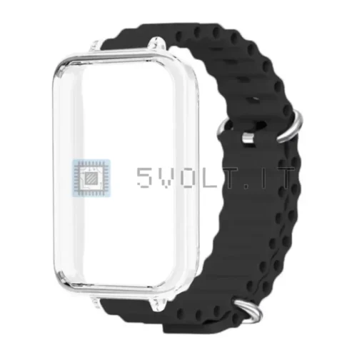 Cinturino Silicone Ricambio Nero per Honor Band 9