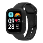 Cinturino Silicone Ricambio Nero per Xiaomi Redmi Watch 3