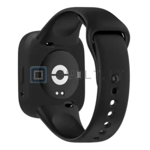 Cinturino Silicone Ricambio Nero per Xiaomi Redmi Watch 3