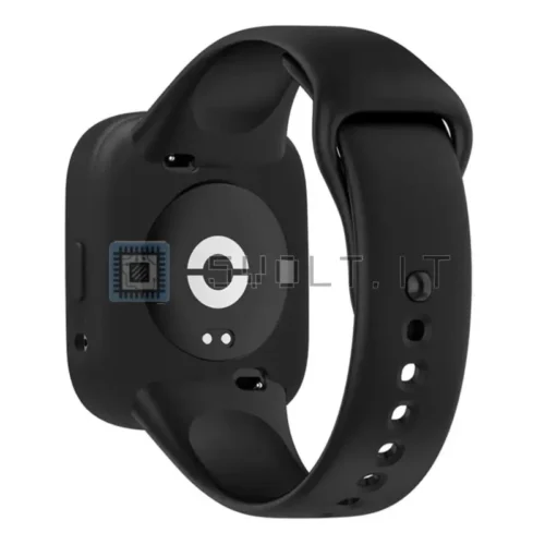 Cinturino Silicone Ricambio Nero per Xiaomi Redmi Watch 3