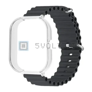 Cinturino Silicone Ricambio Nero per Xiaomi Redmi Watch 4