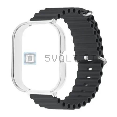 Cinturino Silicone Ricambio Nero per Xiaomi Redmi Watch 4