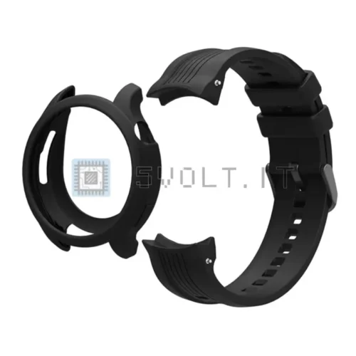 Cinturino + Cover Silicone Nero per Huami Amazfit Balance