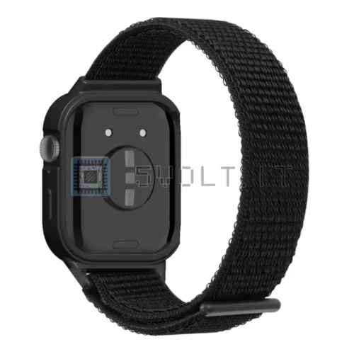 Cinturino + Cover Nylon Nero per Huawei Watch Fit 3