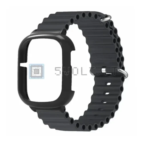 Cinturino + Cover Silicone Nero per Honor Watch 4