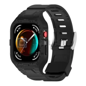 Cinturino e Cover Silicone Nero per Huawei Watch Fit 3