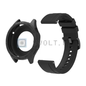 Cinturino + Cover Silicone Nero per Huawei Watch GT4 46mm