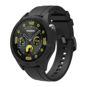 Cinturino + Cover Silicone Nero per Huawei Watch GT4 46mm
