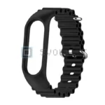 Cinturino Silicone Ricambio Nero Xiaomi Mi Band 3/4/5/6/7