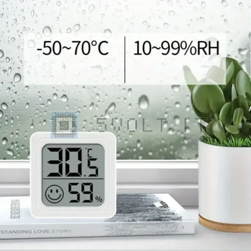 Igrometro Termometro Umidità Nero Temperatura LCD Cucina