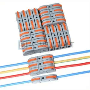 12pz Connettori a Leva per Fili Push-in Giunzione 28-12 AWG