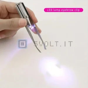 Pinzetta per Sopracciglia a LED Precisa Depilazione Ciglia