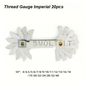 Calibro per Filettatura 55-60 Gradi Metrico Imperiale SAE mm