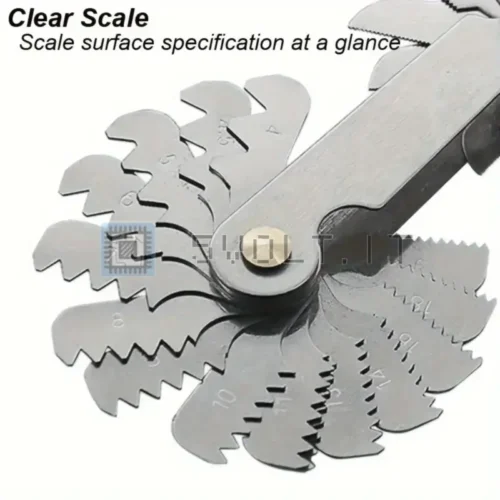 Calibro per Filettatura 55-60 Gradi Metrico Imperiale SAE mm