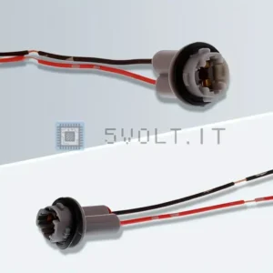 1pz Adattatore Bocchette Lampadine Auto T10-T13-T15