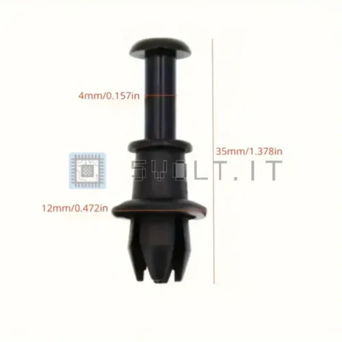 Set 3 Clip Mensola per Golf 5 6 Tiguan 1 Pivot 1M6867574A