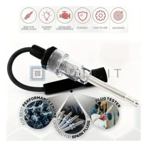 Tester Accensione Candele Motore Acciaio Inox Lampada