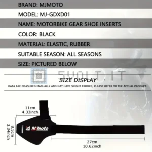 Copertura Leva Scarpe Frizione Marce Moto Copriscarpe