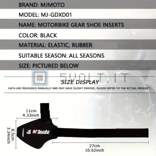 Copertura Leva Scarpe Frizione Marce Moto Copriscarpe