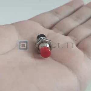 2pz Interruttori a Pulsante Momentaneo PBS-110 Rosso