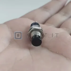 2pz Interruttori a Pulsante Momentaneo PBS-110 Nero