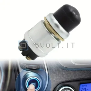 Interruttore Pulsante di Accensione Alluminio 12V 50A Auto