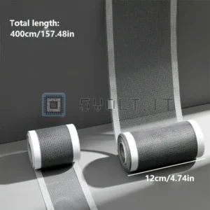 Nastro Riparazione Zanzariera Rete Rotolo da 12cmX4mt