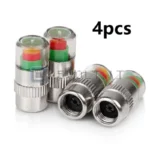 4pz Indicatore Pressione Pneumatici Auto Tappo Sensore