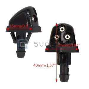 2pz Ugello Acqua Parabrezza Plastica per Suzuki Grand Vitara