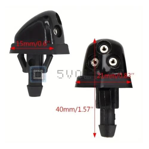 2pz Ugello Acqua Parabrezza Plastica per Suzuki Grand Vitara