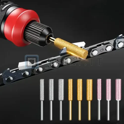 5pz Teste di Rettifica in Titanio per Motosega Mole Abrasive