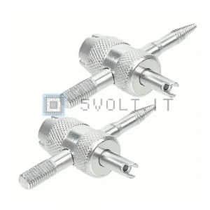 Strumento Riparazione Valvole Pneumatici Acciaio Inox 4-in-1