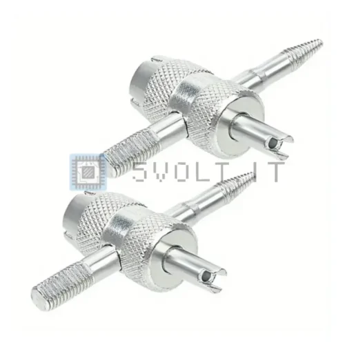 Strumento Riparazione Valvole Pneumatici Acciaio Inox 4-in-1