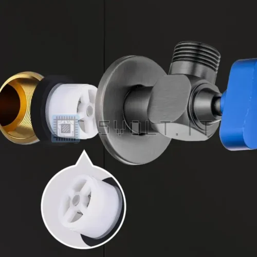 3pz Valvola Ritegno con Rete Acciaio Inox Fori 0.4cm Cucina