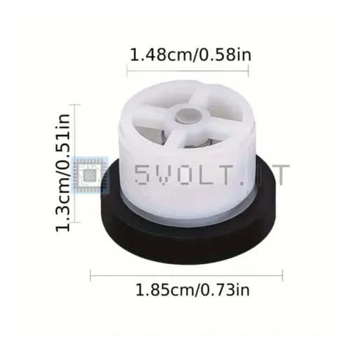 3pz Valvola Ritegno con Rete Acciaio Inox Fori 0.4cm Cucina