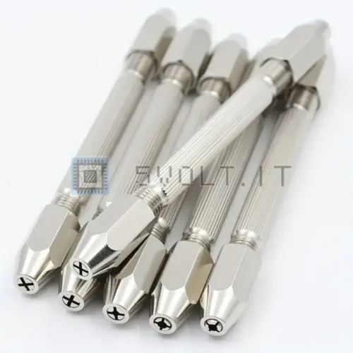 Morsa a Doppia Testa Punte Trapano Micro Twist Alluminio