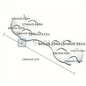 Strumento Multifunzione Bici Acciaio Chiave Esagonale Fori