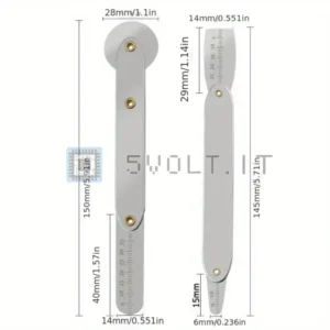 2 Pezzi Spudger in Acciaio Inox Apri Schermo Smartphone LCD
