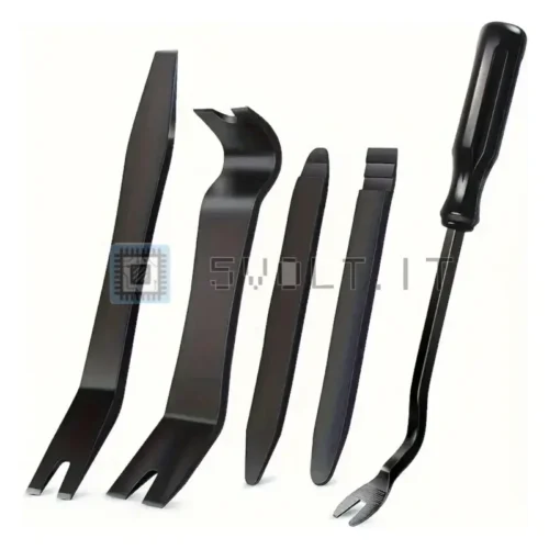 Set 5 Pezzi Leve Rimozione Interni Auto Antigraffio Pannelli