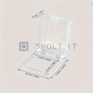 Copertura Sottile Impermeabile Interruttori Prese 86mm Bagno