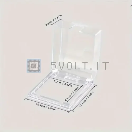 Copertura Sottile Impermeabile Interruttori Prese 86mm Bagno