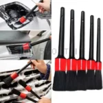 Set 5pz Spazzole Dettagli Auto Pulizia Interna Morbide