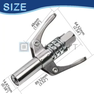 Ugello per Grasso con Pinza Bloccaggio Iniezione NPT1/8