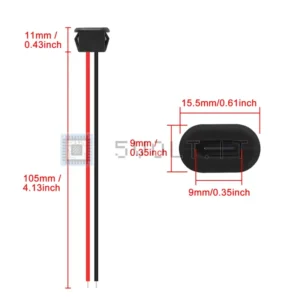 3pz Connettori Prese USB Type-C Ricarica con Filo