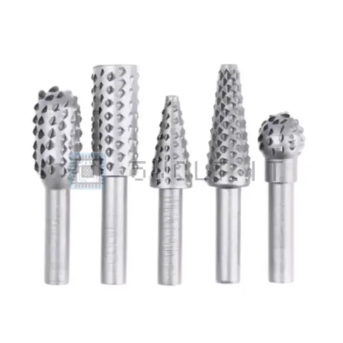 5pz Punte Raspe per Trapano in Acciaio per Legno